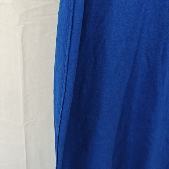 Acne Studios Gilda Sleeveless Mini Royal Blue Dress Linen Cotton Blend Size M - Picture 7 of 13